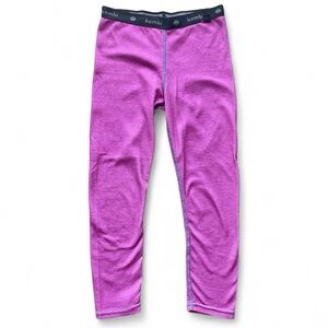 Kombi Kids Girls Medium Thermal Base Layer Leggings Pink Gorpcore